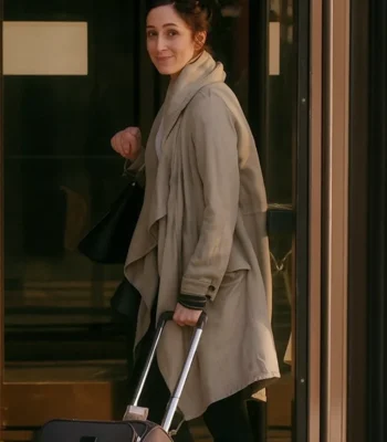 Workin’ Moms S05 Kate Foster Draped Coat