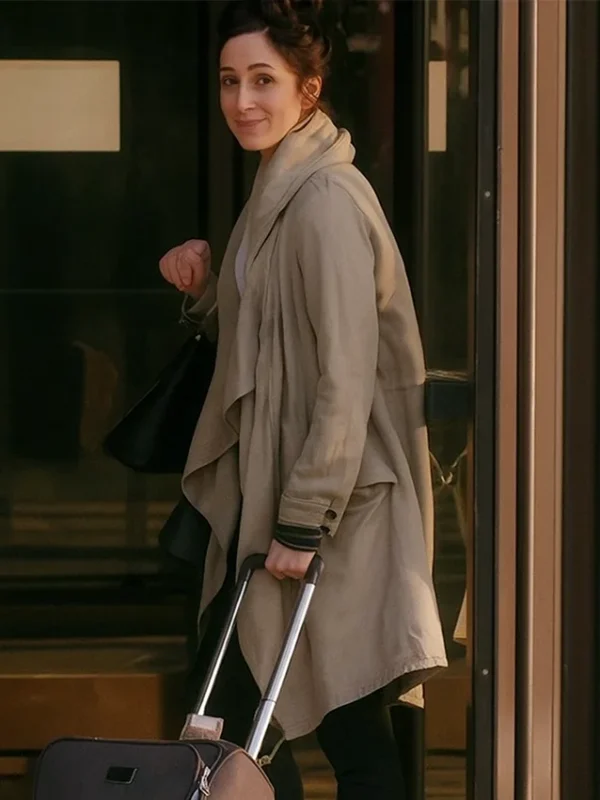 Workin’ Moms S05 Kate Foster Draped Coat