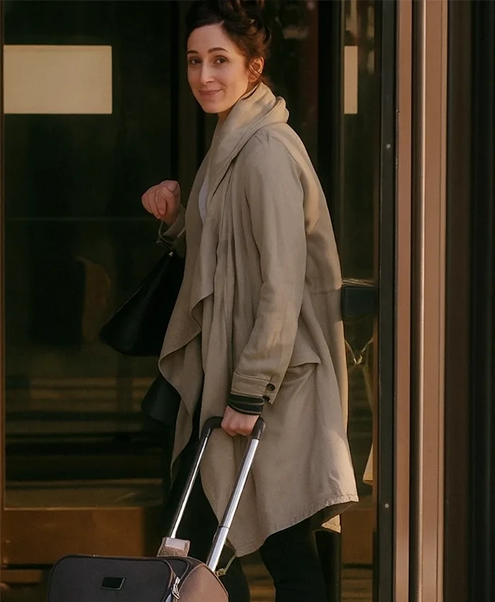 Workin’ Moms S05 Kate Foster Draped Coat Workin’ Moms S05 Kate Foster Draped Coat