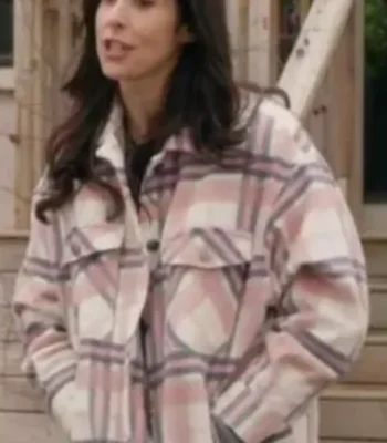 Workin’ Moms S05 Kate Foster Plaid Jacket