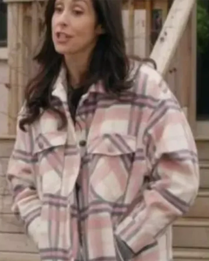 Workin’ Moms S05 Kate Foster Plaid Jacket Workin’ Moms S05 Kate Foster Plaid Jacket