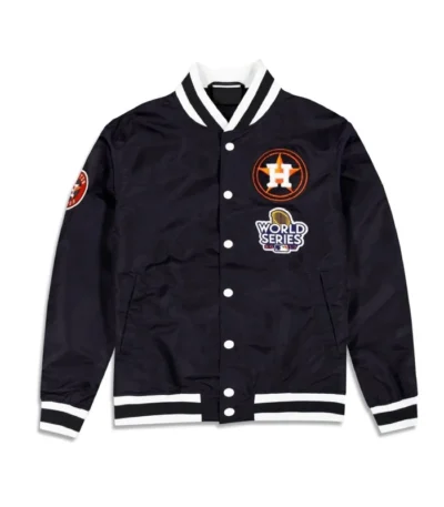 World Series Houston Astros Logo Select Black Jacket