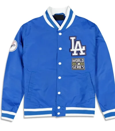 World Series Los Angeles Dodgers Logo Select Royal Jacket
