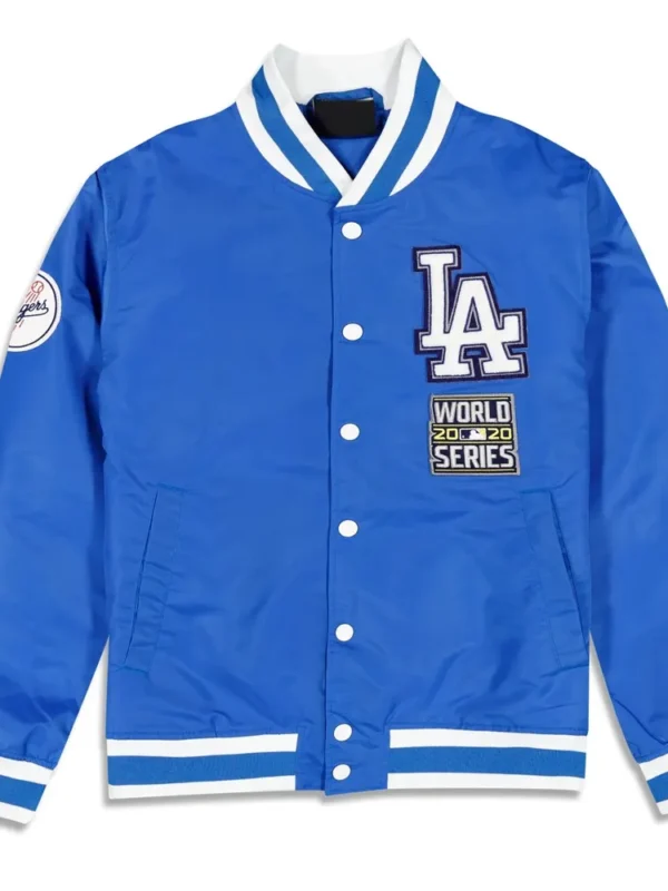 World Series Los Angeles Dodgers Logo Select Royal Jacket