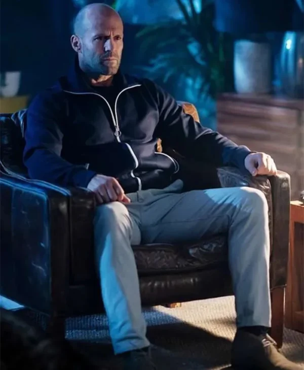 Wrath of Man Movie Jason Statham Black Jacket