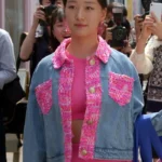 XO, Kitty 2023 Gia Kim Denim Blue Jacket