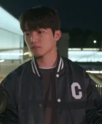XO Kitty 2023 Minyeong Choi Varsity Black Jacket