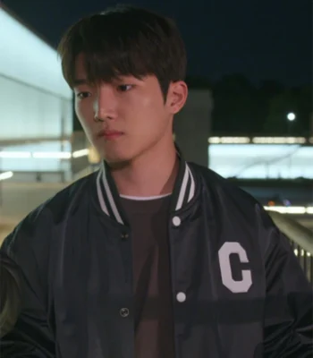 XO Kitty 2023 Minyeong Choi Varsity Black Jacket