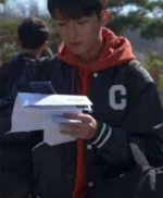 XO Kitty 2023 Minyeong Choi Varsity Black Jacket