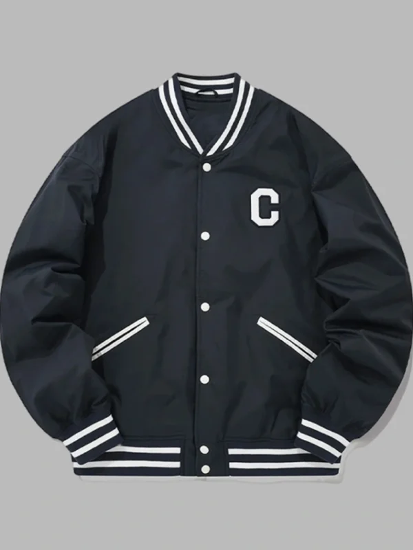 XO Kitty 2023 Minyeong Choi Varsity Black Jacket