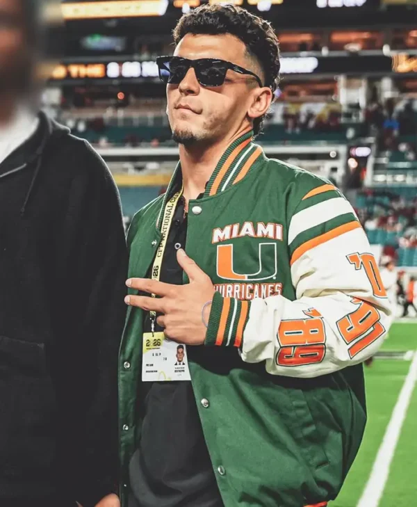 Xavier Restrepo Miami Hurricanes National Champions Jacket