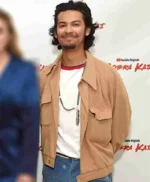 Xolo Maridueña Cobra Kai Event Brown Jacket