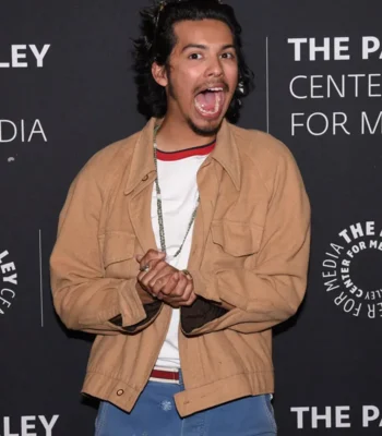 Xolo Maridueña Cobra Kai Event Brown Jacket