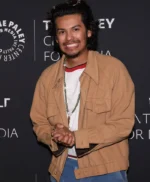 Xolo Maridueña Cobra Kai Event Brown Jacket