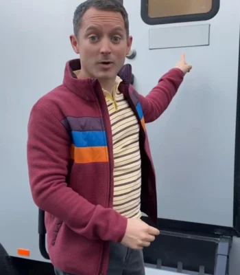 Yellowjackets S03 Elijah Wood Striped Jacket
