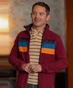 Yellowjackets S03 Elijah Wood Striped Jacket