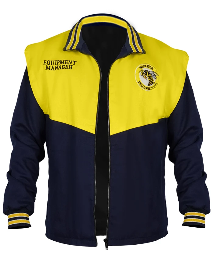 TV Series Yellowjackets Samantha Hanratty Yellow and Blue Jacket TV Series Yellowjackets Samantha Hanratty Yellow and Blue Jacket