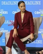 Yellowjackets Tawny Cypress Event Red Blazer