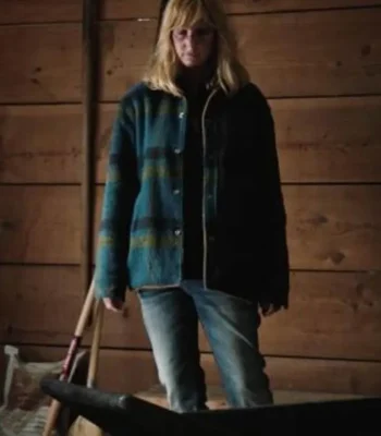 Yellowstone S02 E08 Kelly Reilly Beth Dutton Blue Jacket