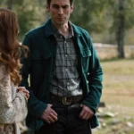 Yellowstone Jamie Dutton S04 Green Wool Trucker Jacket