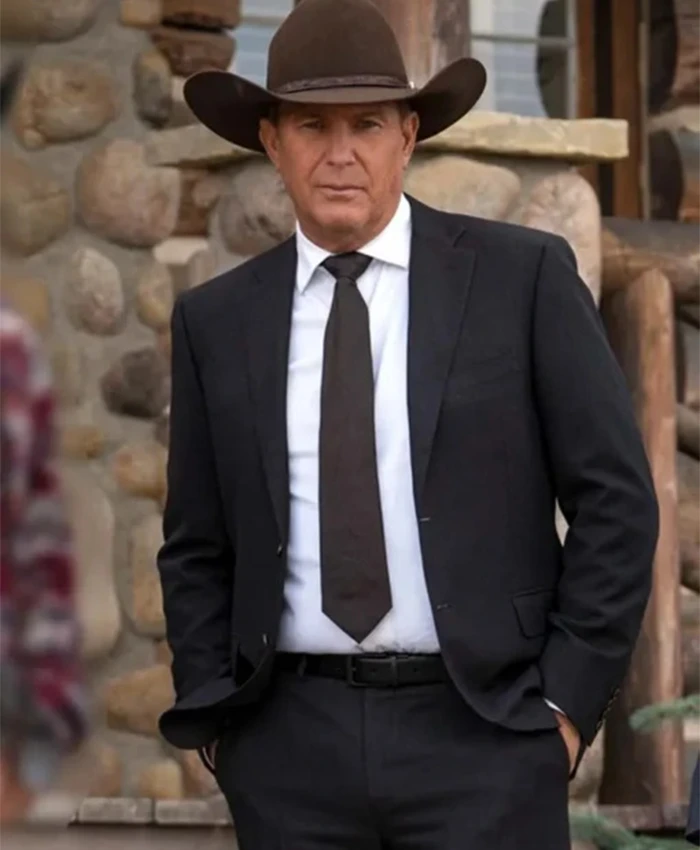 Yellowstone John Black Blazer Jacket Yellowstone John Black Blazer Jacket