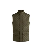 Yellowstone John Dutton Mens Green Quilted Parachute Vest
