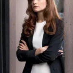 Yellowstone Katherine Cunningham Black Polyester Blazer