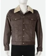Yellowstone Kevin Costner Corduroy Brown Jacket