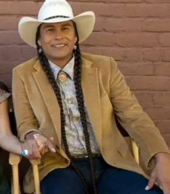 Yellowstone Moses Brings Plenty Beige Cord Blazer