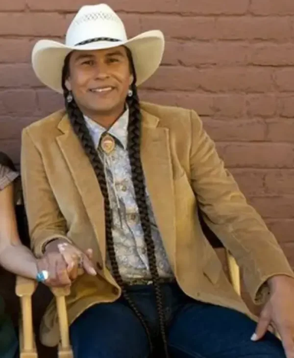 Yellowstone Moses Brings Plenty Beige Cord Blazer