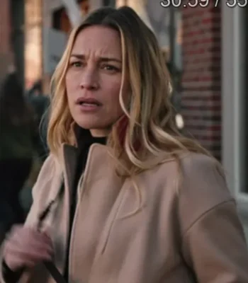 Yellowstone Piper Perabo S04 Wool Beige Coat