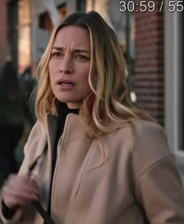 Yellowstone Piper Perabo S04 Wool Beige Coat