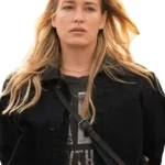 Yellowstone Piper Perabo Season 4 Cotton Black Long Coat