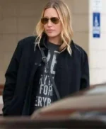 Yellowstone Piper Perabo Season 4 Cotton Black Long Coat