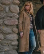 Yellowstone S02 Beth Dutton Women Leather Long Trench Coat