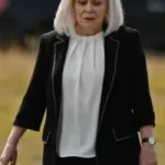 Yellowstone S04 Jacki Weaver Black Blazer Coat