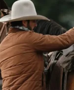 Yellowstone S04 Walker Brown Puffer Jacket