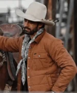 Yellowstone S04 Walker Brown Puffer Jacket