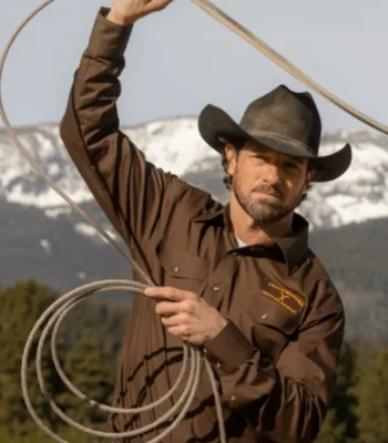 Yellowstone S05 Dutton Ranch Brown Shirt