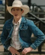 Yellowstone S05 Finn Little Blue Denim Jacket