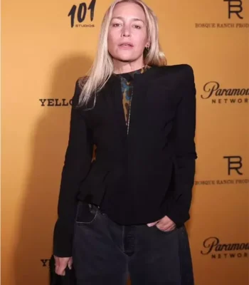Yellowstone S05 Piper Perabo Premiere Black Jacket