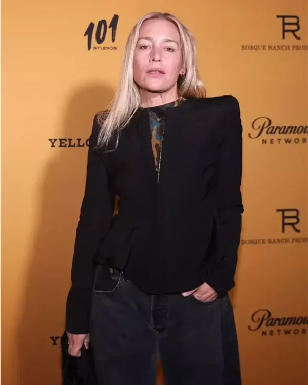 Yellowstone S05 Piper Perabo Premiere Black Jacket