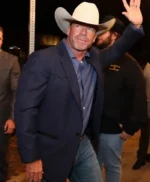 Yellowstone S05 Taylor Sheridan Premiere Blue Blazer