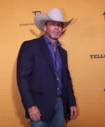 Yellowstone S05 Taylor Sheridan Premiere Blue Blazer