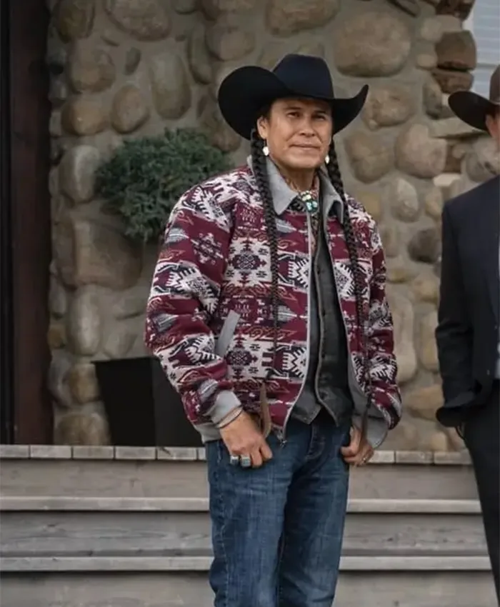 Yellowstone S4 Moses Brings Plenty Bomber Jacket Yellowstone S4 Moses Brings Plenty Bomber Jacket