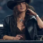 Yellowstone S05 Bella Hadid Black Leather Jacket