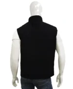 Yellowstone Mens John Dutton Black Quilted Parachute Vest