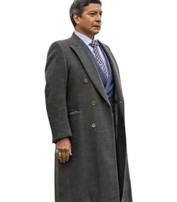 Yellowstone Thomas Rainwater Long Wool Grey Coat