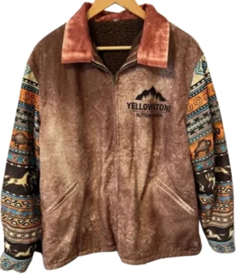 Yellowstone Vintage Western Printed Warm Jacket