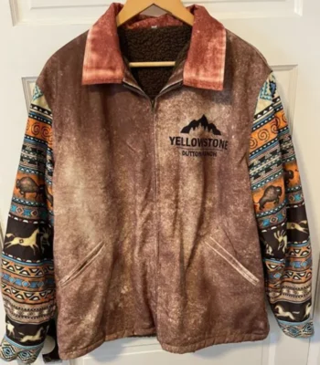 Yellowstone Vintage Western Printed Warm Jacket